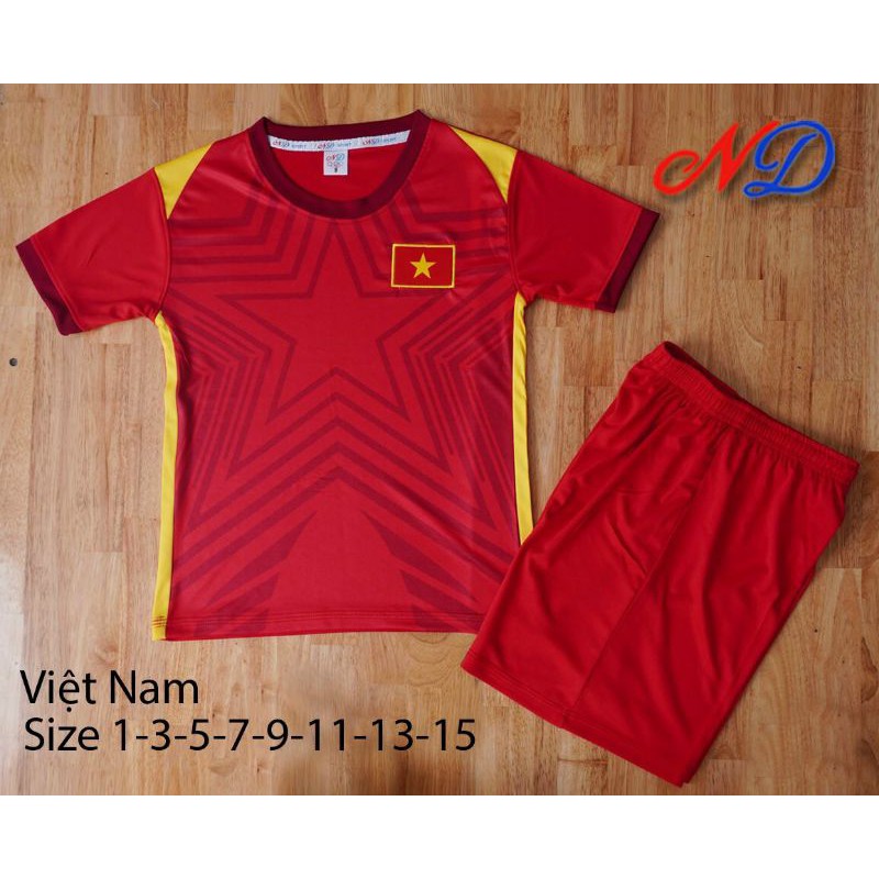 Bộ Đồ Đá Banh Trẻ em Đội tuyển Việt Nam