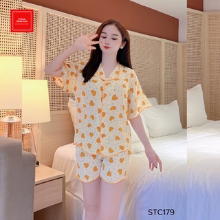 bộ lụa mặc nhà pizama mango đùi sóng , hàng có size , ảnh chụp thật