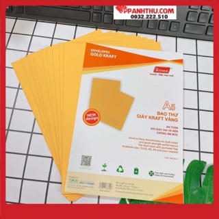 BAO THƯ VÀNG , TRẮNG A5 GRAND