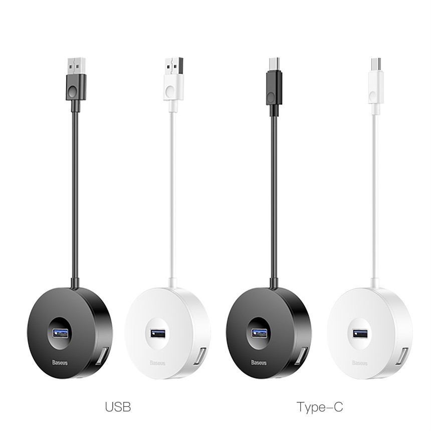 Bộ chuyển đổi Baseus cổng USB 3.0 / Type-C sang USB 3.0 * 1 + USB2.0 * 3 HUB