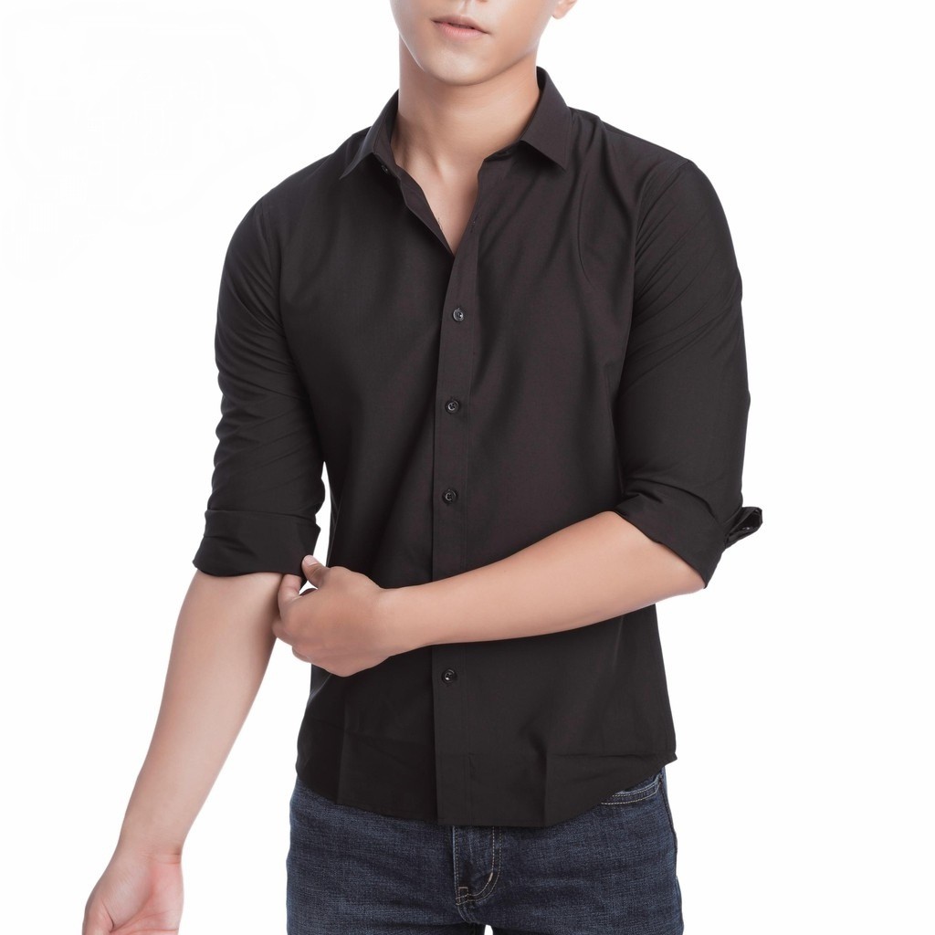 [Mã FAMAYMA2 giảm 10K đơn 50K] Áo sơ mi nam hàn quốc đẹp dáng ôm slimfit, phù hợp đi học sinh, công sở | BigBuy360 - bigbuy360.vn