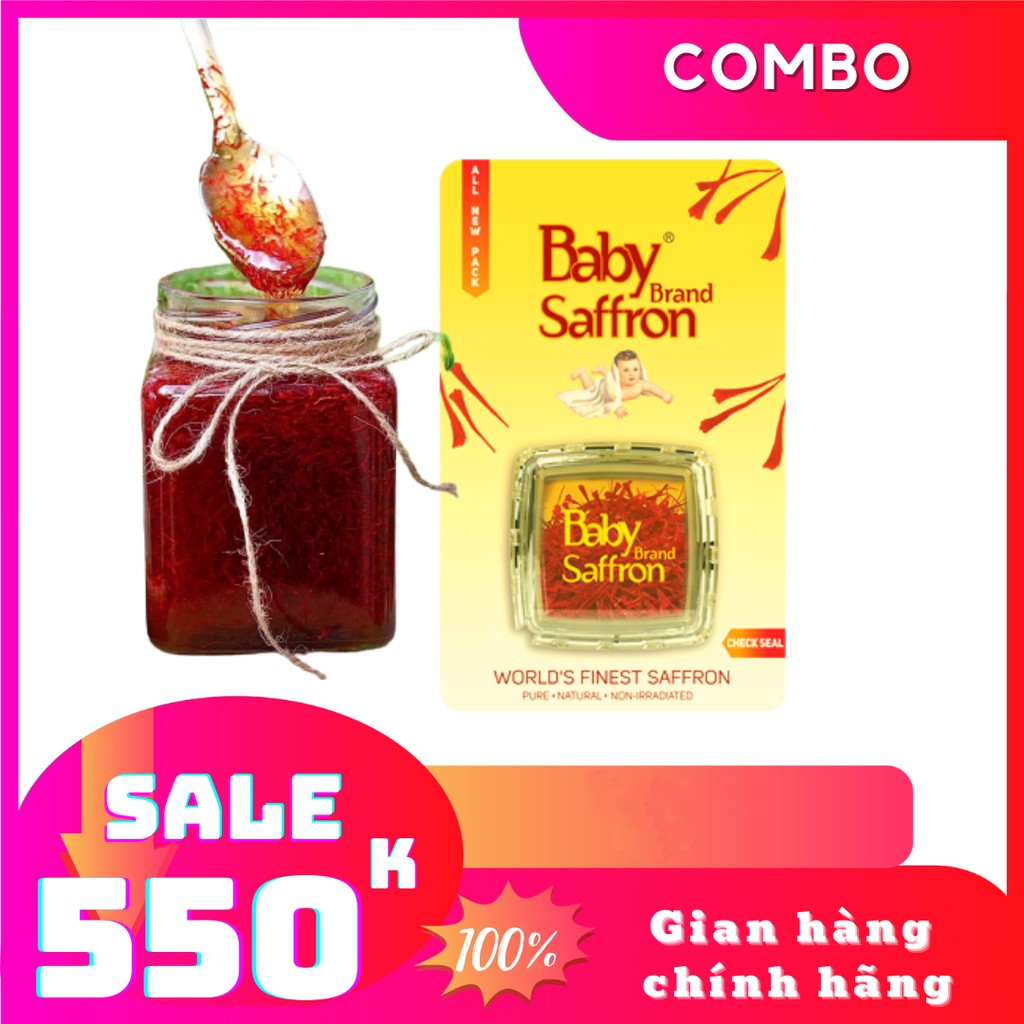 Saffron Ngâm Mật Ong Nhụy Hoa Nghệ Tây Baby Saffron | BigBuy360 - bigbuy360.vn