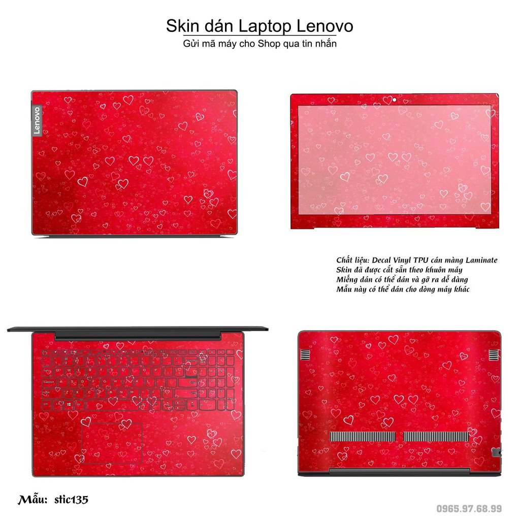 Skin dán Laptop Lenovo in hình Hoa văn sticker nhiều mẫu 22 (inbox mã máy cho Shop)