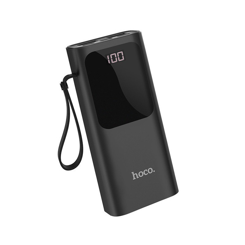 Pin Sạc Dự Phòng 10000mAh Hoco J41 Intelligent Balance - 3 Loại Cổng Vào, Led Hiển Thị Năng Lượng [CHÍNH HÃNG]