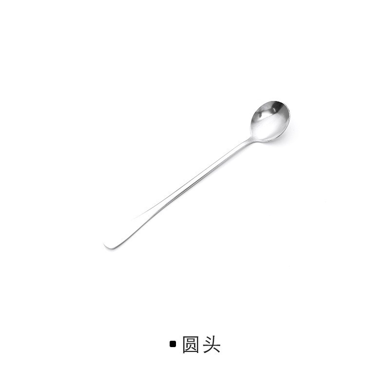 Muỗng Ăn Bằng Thép Không Gỉ Cán Dài Cao Cấp