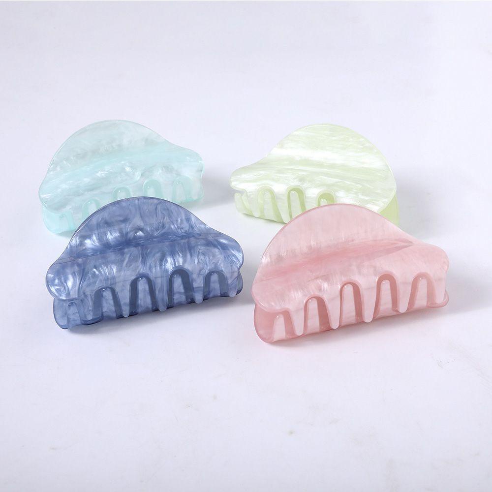 Kẹp Tóc Càng Cua Họa Tiết Cẩm Thạch Cổ Điển Mới Cho Nữ