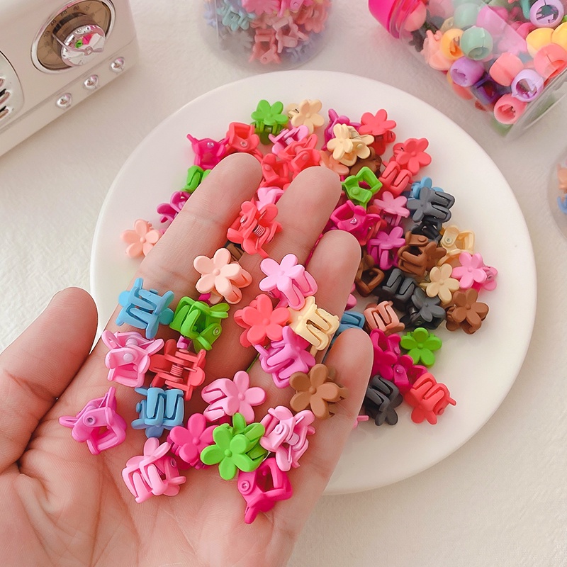 Kẹp Tóc Mini Màu Sắc Đặc Biệt Phong Cách Hàn Quốc Cho Bé Gái