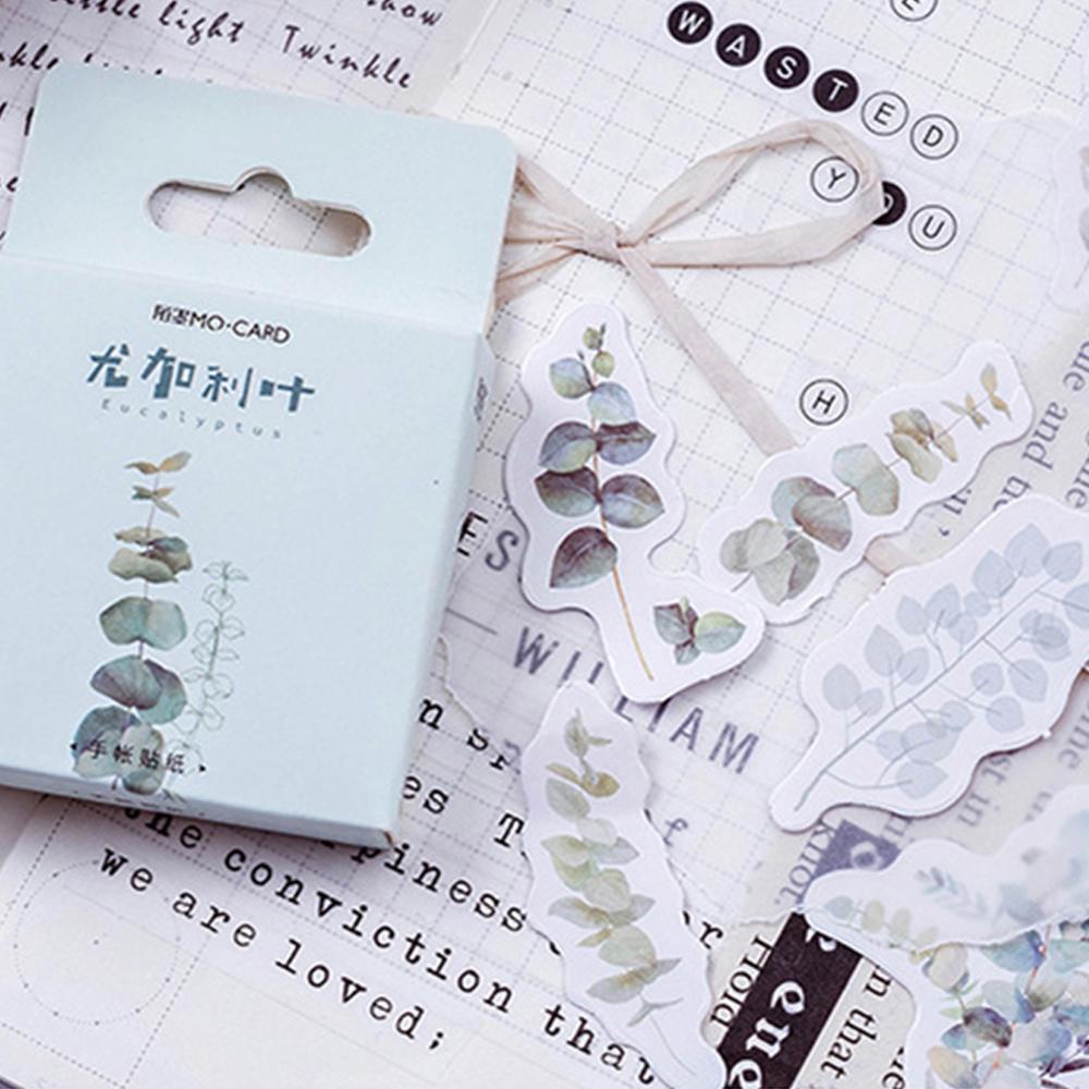 Sticker Dán Trang Trí Nhật Ký Hình Cây Cối