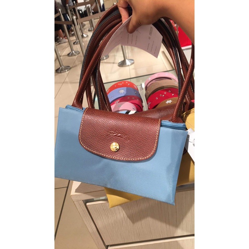Túi Longchamp Le Pliage nylon size M quai dài