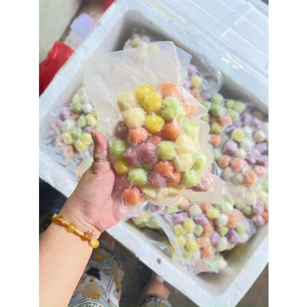 KHOAI MÌ VIÊN NGŨ SẮC- Túi 1kg