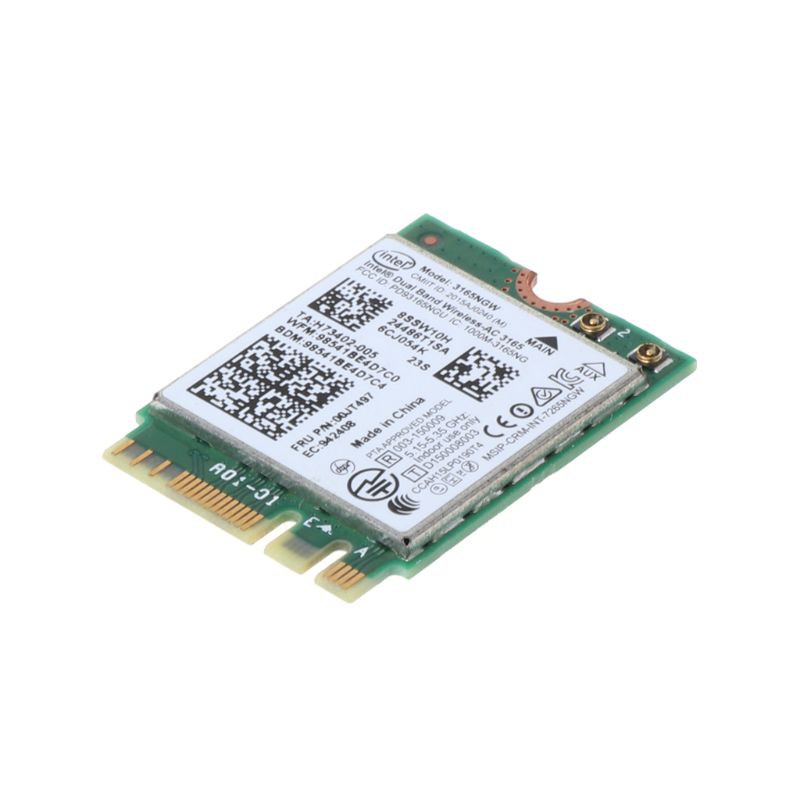 Máy tính xách tay không dây Intel 00jt497 3165ngw AC cho Lenovo ThinkPad