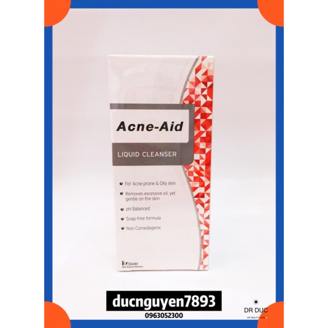 SỮA RỬA MẶT ACNE-AID CLEANSER 100ml DÀNH CHO DA NHỜN MỤN