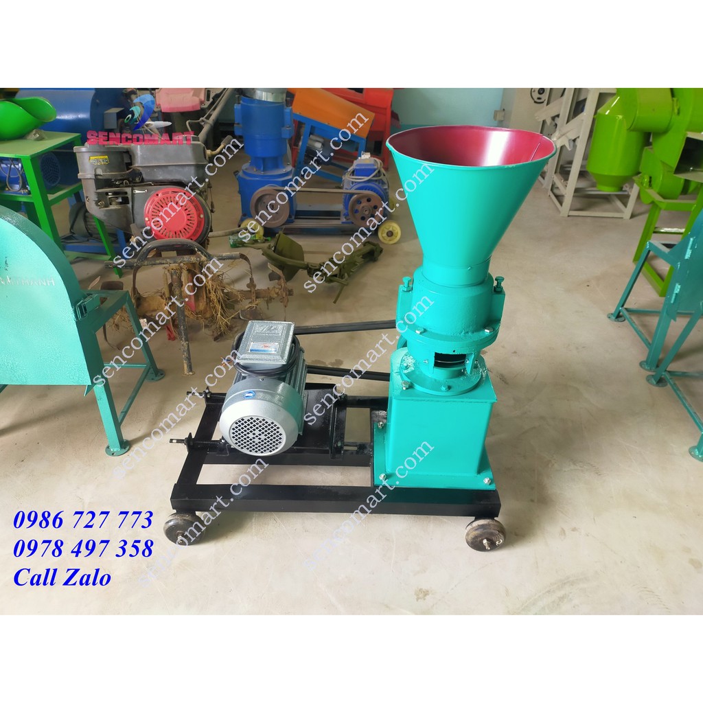 XẢ Máy ép cám viên cho gà vịt, lợn chạy dây curoa S180 PLUS giá rẻ