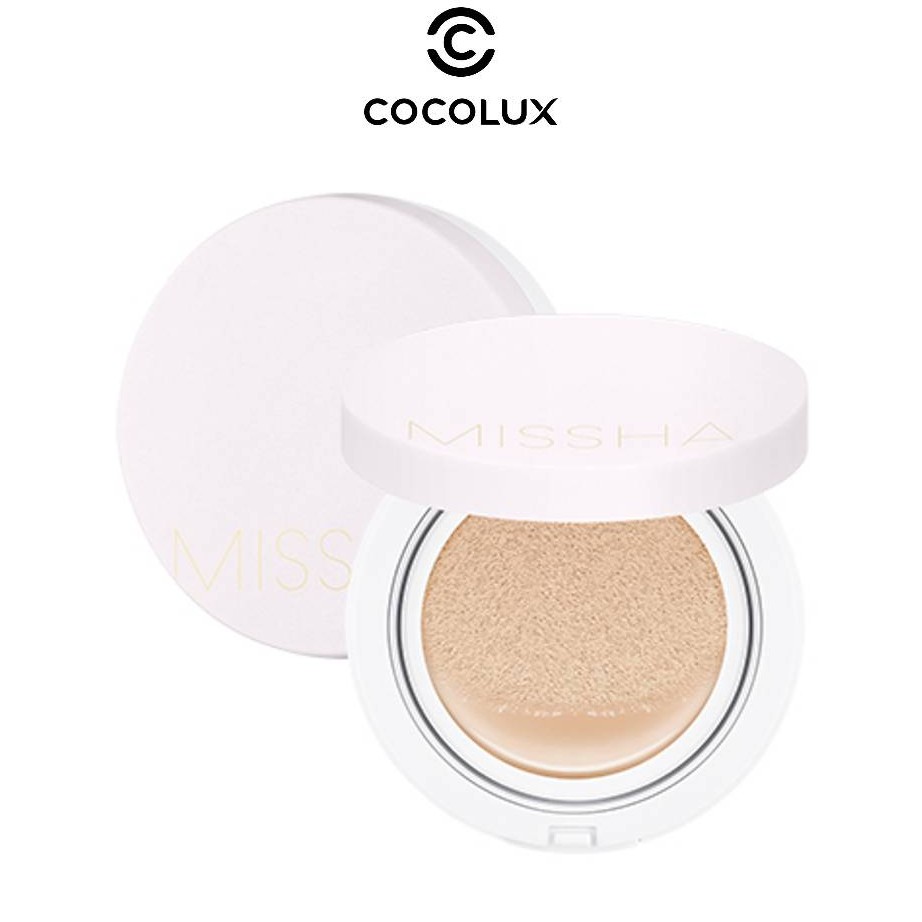 Phấn nước Missha Magic Cushion Cover Lasting SPF50+ PA+++ newpack - VỎ HỒNG-[COCOLUX]