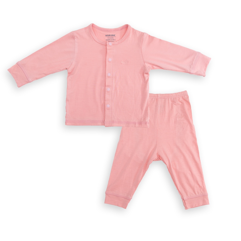 Bộ dài tay cài giữa Nature Wear