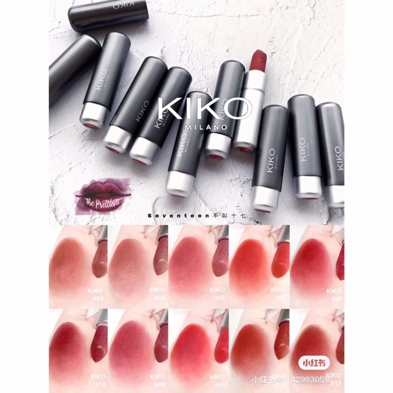 Son Kiko Milano Powder Power Lipstick +2% phí bán hàng