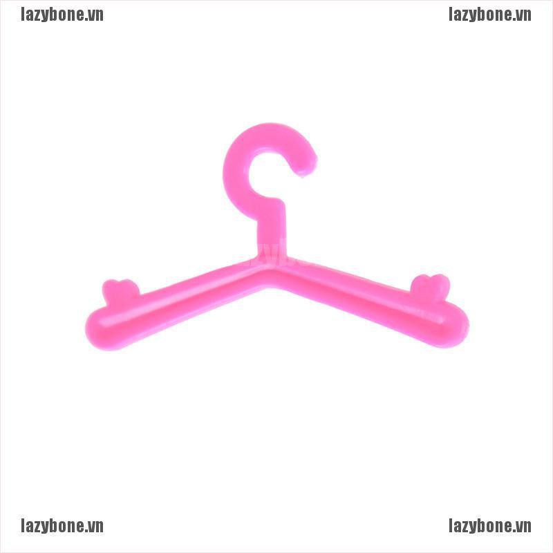 Bộ 20 Móc Nhựa mini Màu Hồng Xinh Xắn Cho Búp Bê Barbie