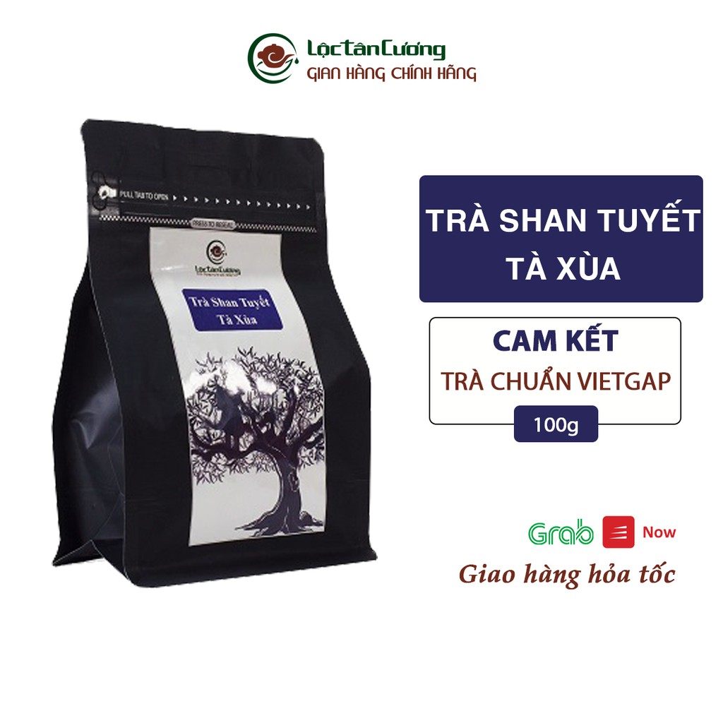 Trà Shan Tuyết Cổ Thụ Tà Xùa Lộc Tân Cương Túi 100g - Trà Dược Tính Cao, Tốt Cho Sức Khỏe