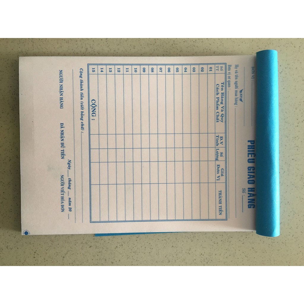 PHIẾU GIAO HÀNG A5 3 LIÊN