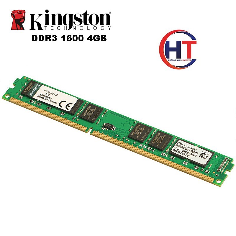Ram máy tính PC DDR3 8GB BUS 1600/1333 KINGTON - bảo hành 3 năm