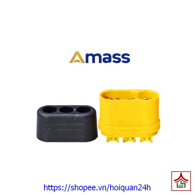 Jack Amass MR60 3 Chấu Loại Tốt Chịu Tải 60A, Jack MR60