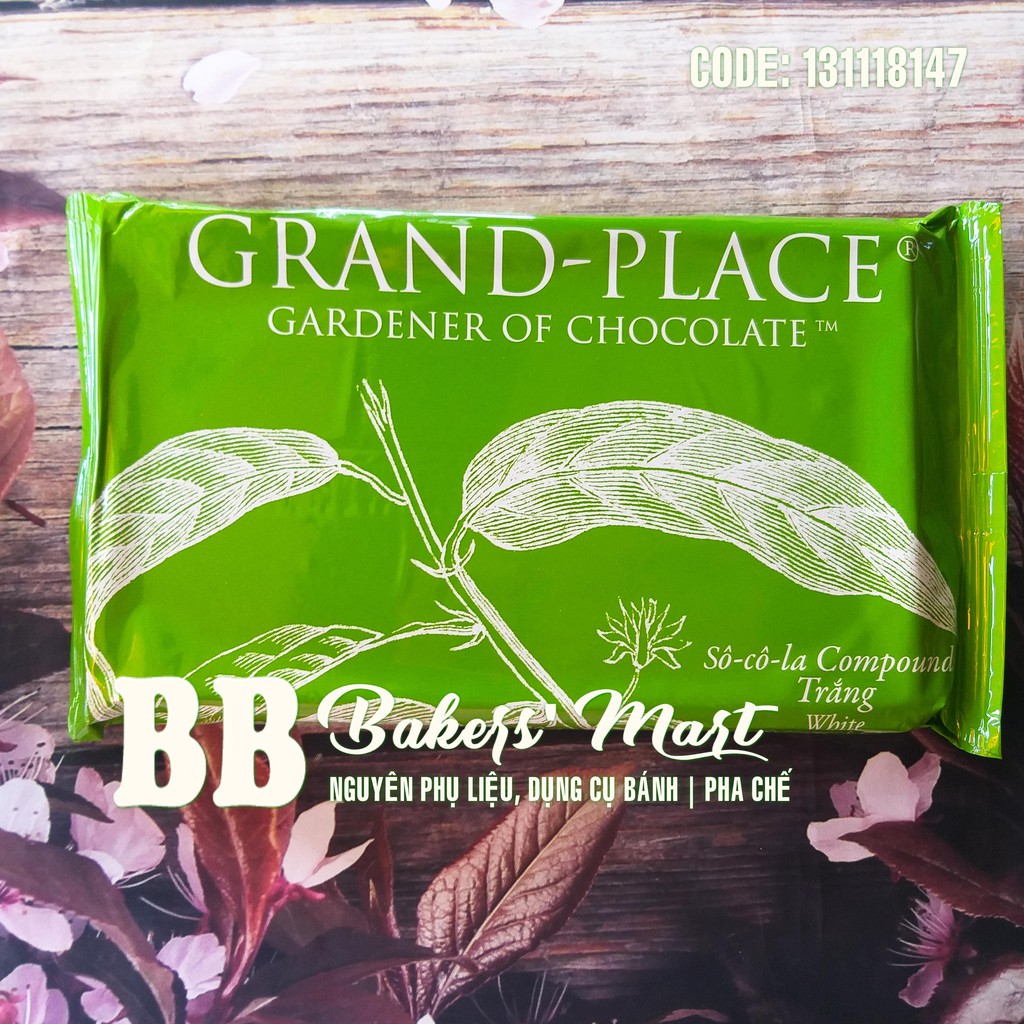 Grand-Place Chocolate - Compound WHITE - 1kg