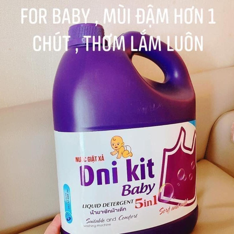 Can Nước Giặt - Nước Giặt Dnee Mùi Hương Thơm Bayby [Hàng Chính Hãng]