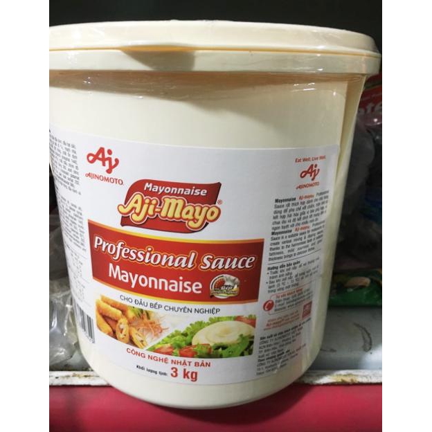 [LUÔN CÓ HÀNG] SỐT MAYONNAISE AJI-MAYO AJINOMOTO 3KG