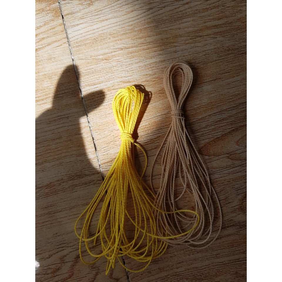 Dây sáp xoắn 1mm [siêu rẻ] làm vòng tay handmade | BigBuy360 - bigbuy360.vn