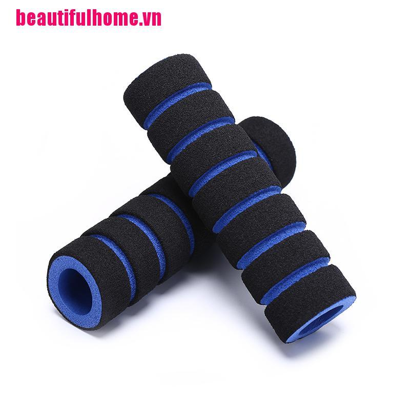 Bộ 2 Miếng Xốp Chống Trượt Nhiều Màu Sắc Gắn Bánh Xe Mô Tô