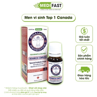 Men vi sinh 10 chủng Bioamicus Complete - Hỗ trợ tăng cường sức khỏe đường tiêu hóa cho trẻ