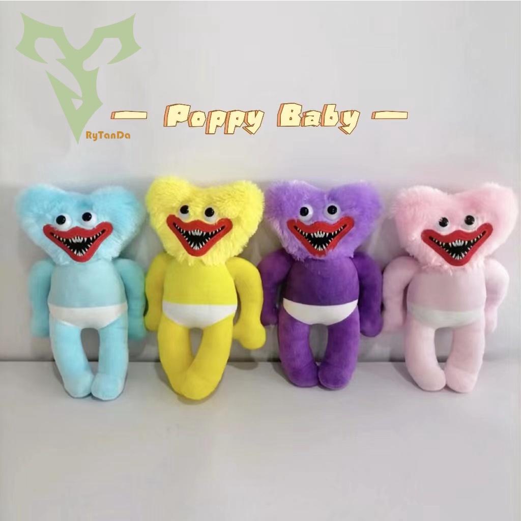 Poppy Playtime Mới Đồ Chơi Nhồi Bông Hình Bố Mẹ Chân Dài Màu Hồng Huggy Wuggy Poppy Playtime Đồ chơi búp bê Mommy Long Legs nhồi