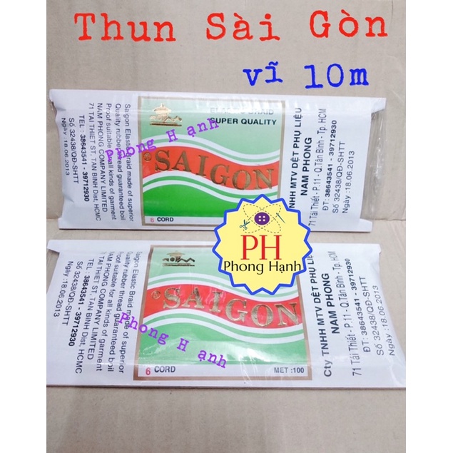 Thun vĩ Sài Gòn - Bông Hồng (1 vĩ 10m - 20m)