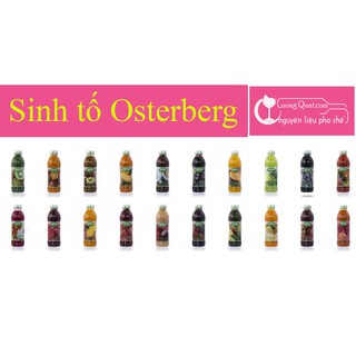 Sinh tố Osterberg Chai 1L Đủ Mùi