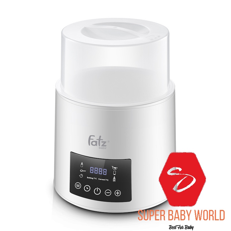 MÁY HÂM SỮA TIỆT TRÙNG ĐIỆN TỬ 4 BÌNH FATZ BABY - QUATRO 1 - FB3015CY