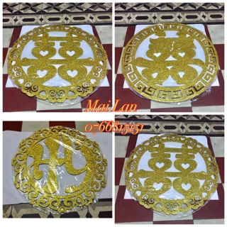 Chữ hỷ 60cm(ship HCM)