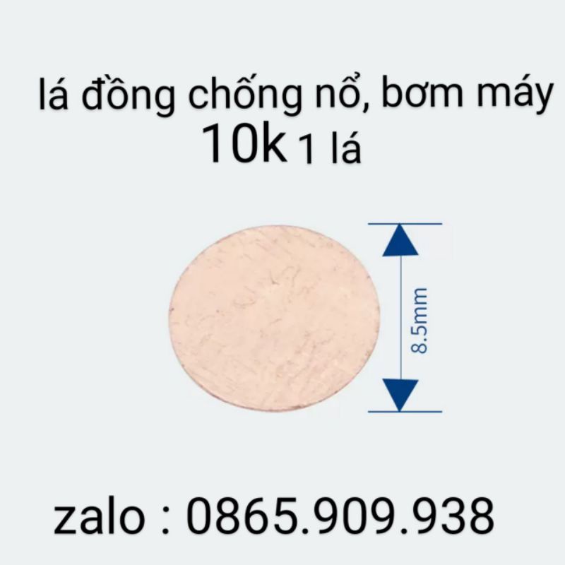 Lá đồng bơm máy