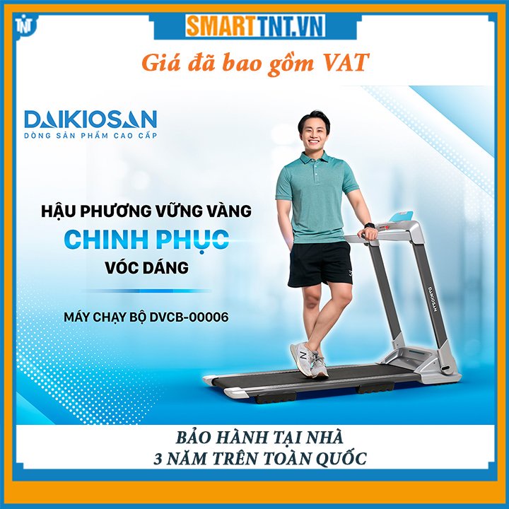 Máy chạy bộ đơn năng chính hãng Daikiosan DVCB-00006 cao cấp