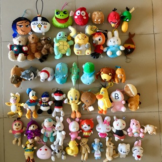 Set 51 gấu bông móc khoá đẹp