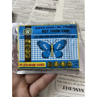Vani ống- bột vani 1 vỉ 10 ống
