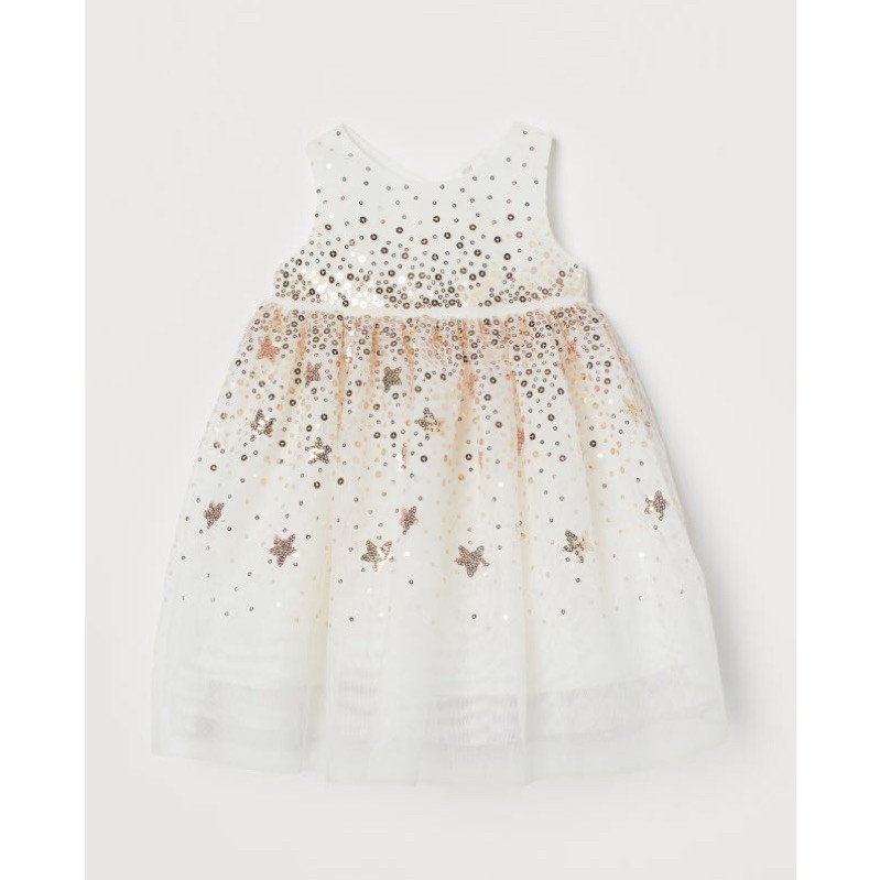 Váy công chúa màu trăng H&M Authentic cho bé gái cực xinh