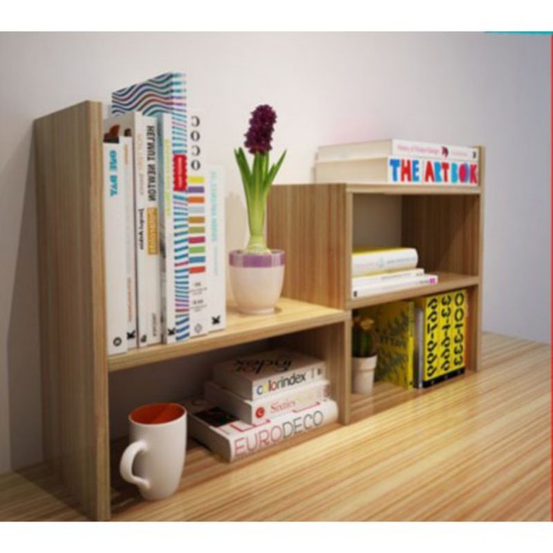 [RẺ VÔ ĐỊCH] KỆ SÁCH ĐỂ BÀN LẮP GHÉP ĐA NĂNG KIỂU DÁNG MỚI MÃ 02