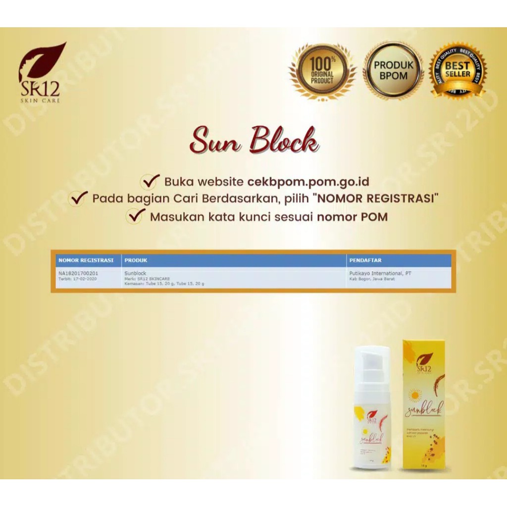 (hàng Mới Về) Kem Chống Nắng Bảo Vệ Da Khỏi Tia Uv Sr12 | BigBuy360 - bigbuy360.vn