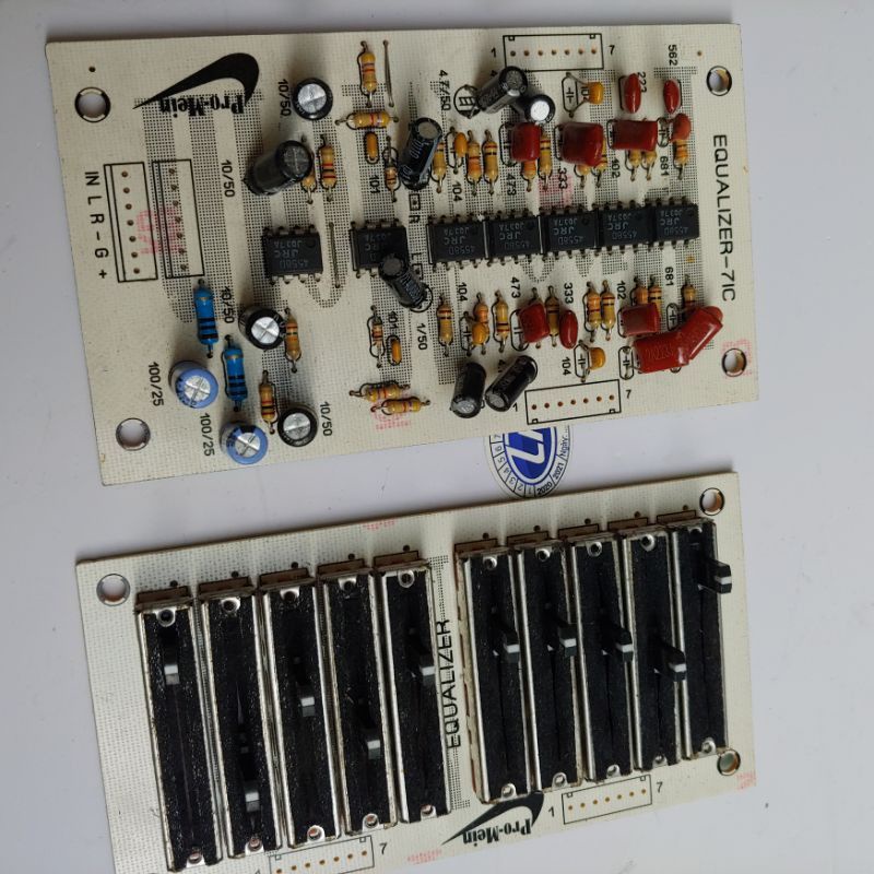 Mạch chỉnh EQ 10 cần 2 kênh loại tốt promein