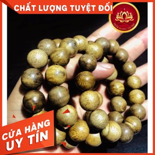VÒNG TAY CHUỖI HẠT TRẦM HƯƠNG 14 MM Vòng Tay Thiên Nhiên Mùi Thơm Vĩnh Viễn