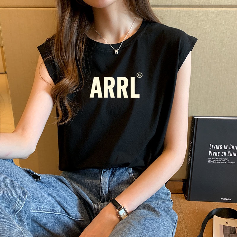 Áo Thun Sát Nách Dáng Rộng Thời Trang Mùa Hè Cho Nữ