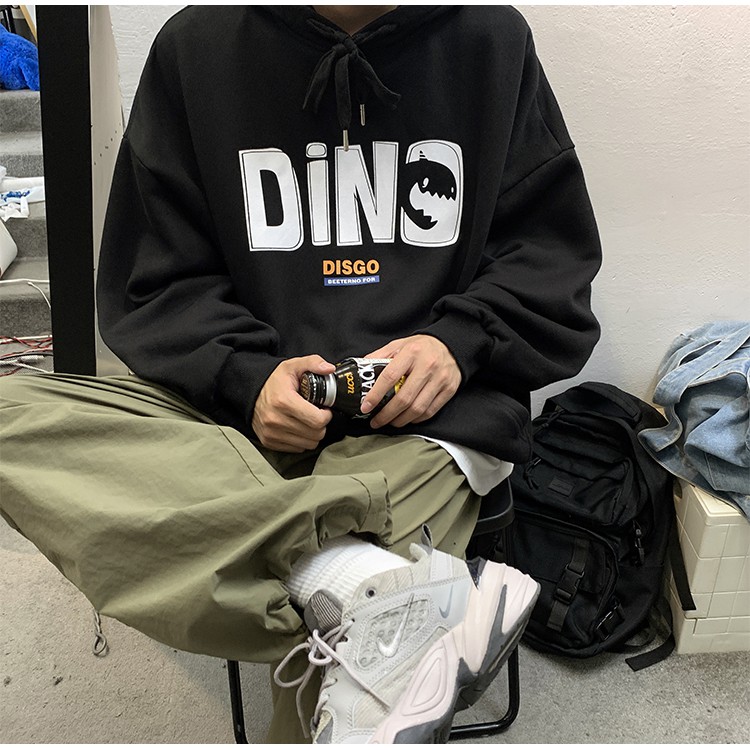 ÁO HOODIE OVERSIZE DINO