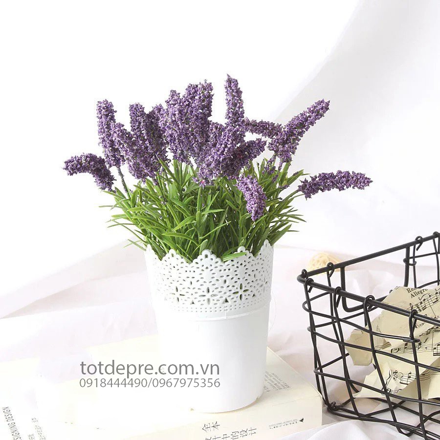 Cành lavender - Hoa giả cao cấp