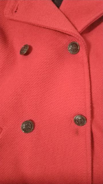 Thanh lý áo khoác dạ ấm hiệu zara xuất đỏ đẹp used