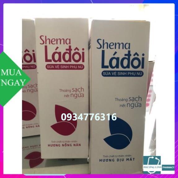 Dung dịch vệ sinh phụ nữ Shema Lá Đôi